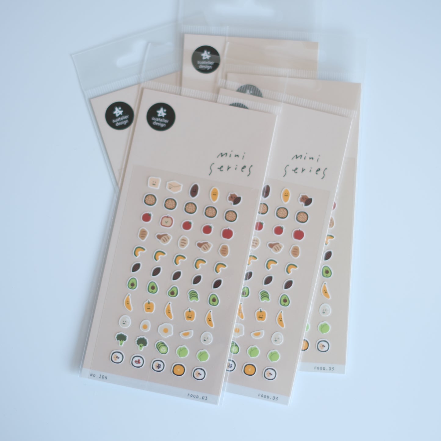 Suatelier Mini Series Stickers - Food.03