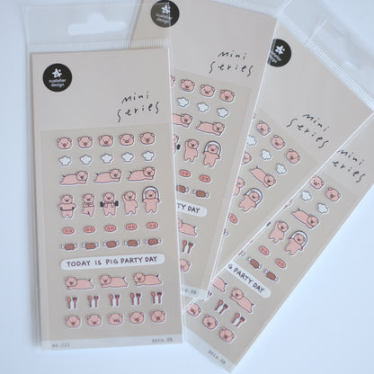 Suatelier Mini Series Stickers  No. 111 - Piggy