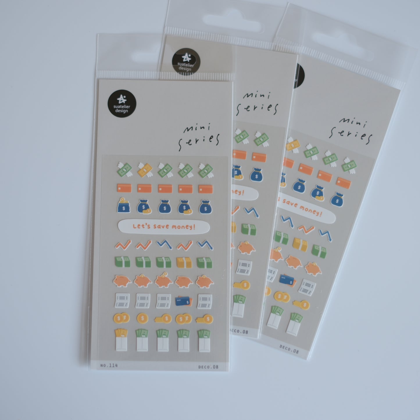 Suatelier Mini Series Stickers No. 114 - Finance