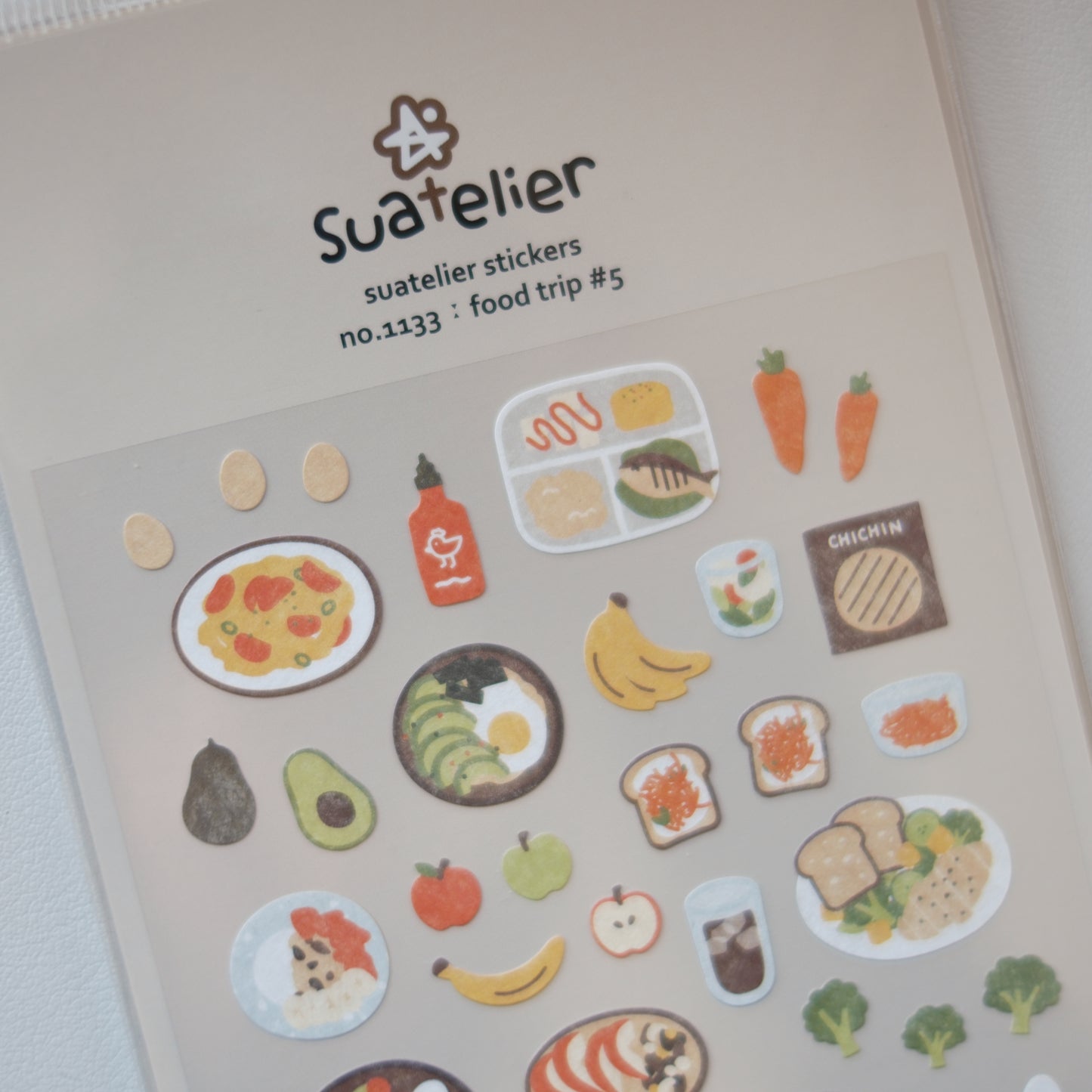 Suatelier Stickers No. 1133- Food Trip #5