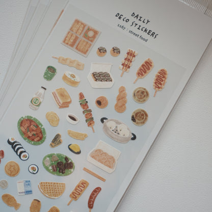 Suatelier Daily Deco Stickers No. 1167 - Street Food