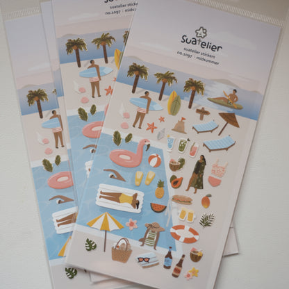 Suatelier Daily Deco Stickers No. 1097: Midsummer