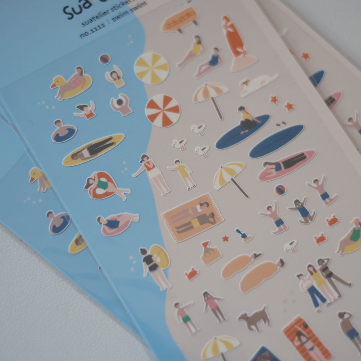 Suatelier Stickers No. 1111 - Swim Swim