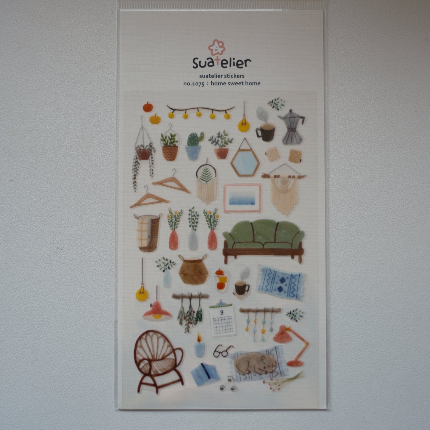 Suatelier Daily Deco Stickers No. 1075 - Home Sweet Home