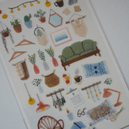 Suatelier Daily Deco Stickers No. 1075 - Home Sweet Home