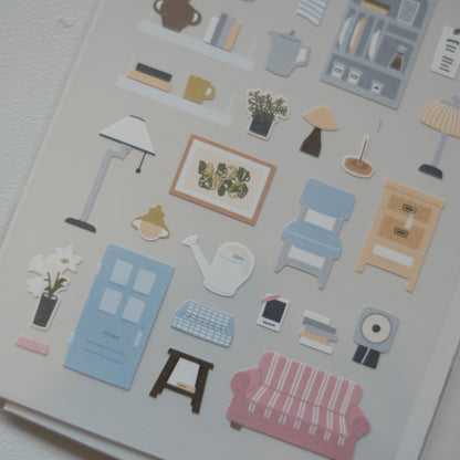 Suatelier Daily Deco Stickers No. 1161 - Vintage House