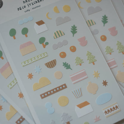 Suatelier Daily Deco Stickers No. 1169 - Murmur