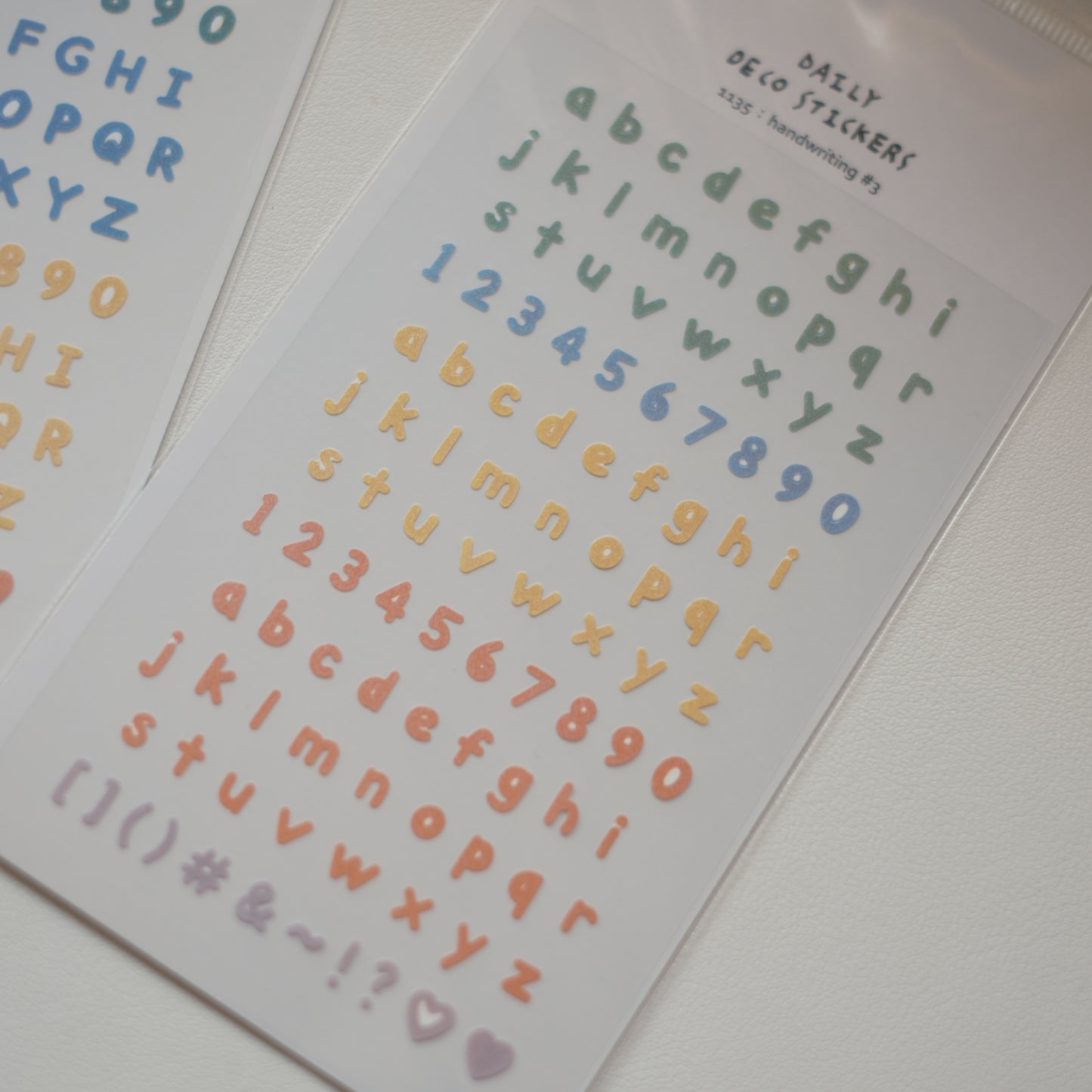 Suatelier Stickers - Upper/Lowercase Letters