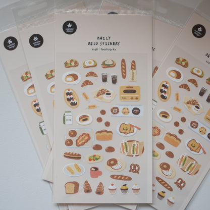 Suatelier Daily Deco Stickers No. 1156 - Food Trip #7