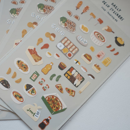 Suatelier Daily Deco Stickers No. 1149 Food Trip #6