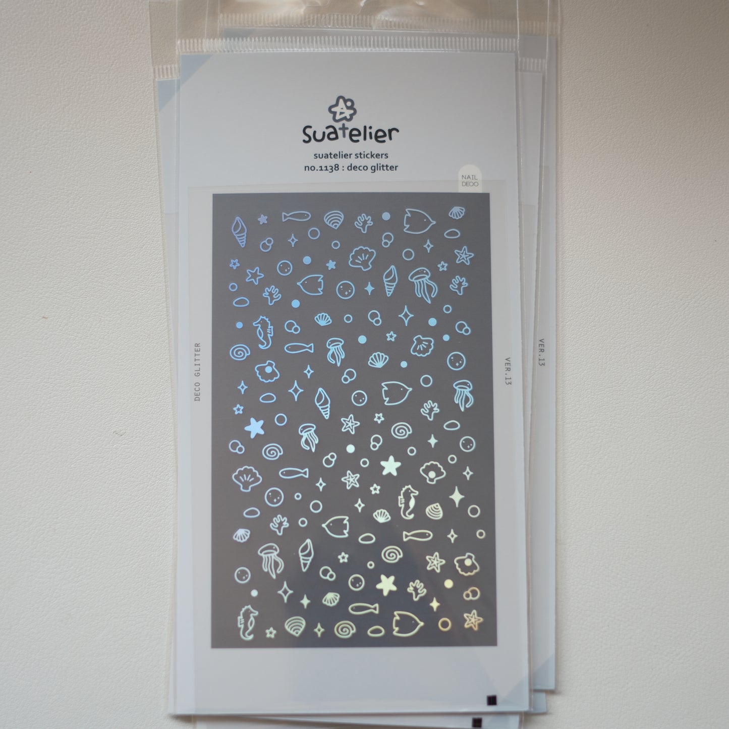 Suatelier Stickers No. 1138: Deco Glitter