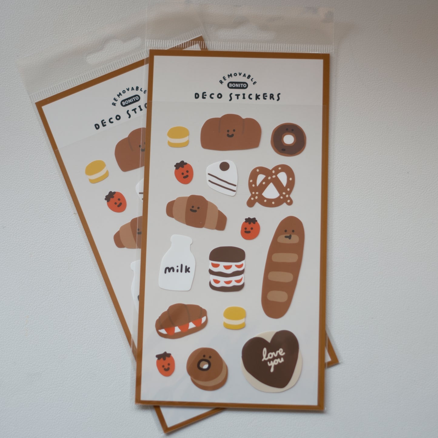 Removable Deco Stickers - Bread and Pastries