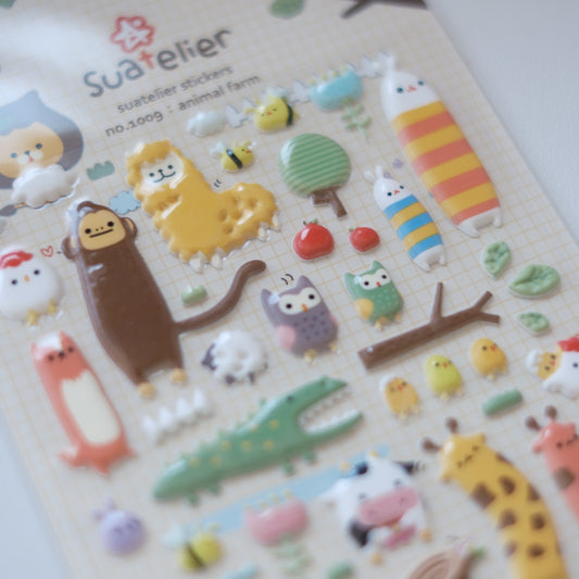 Suatelier Stickers No. 1009 - Animal Farm