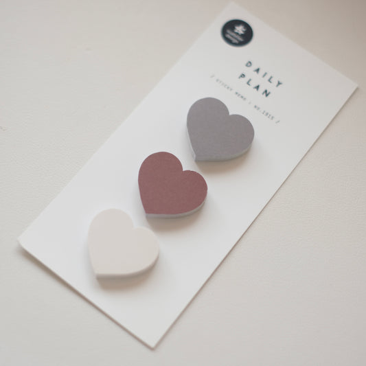 Suatelier Daily Plan - Heart Sticky Notes