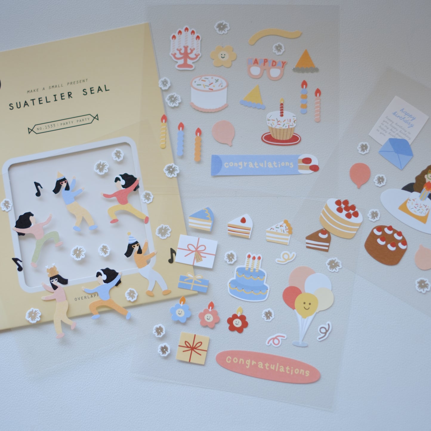 Suatelier Seal Stickers No. 1533 - Party Party