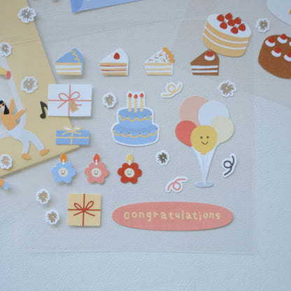 Suatelier Seal Stickers No. 1533 - Party Party