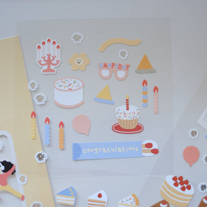 Suatelier Seal Stickers No. 1533 - Party Party