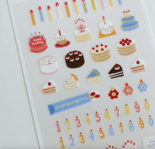 Suatelier stickers No. 1113 - Cake is Here!