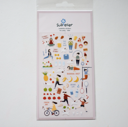 Suatelier Stickers No. 1063 - Diet