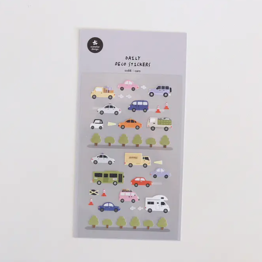 Suatelier Stickers No. 1166: Cars