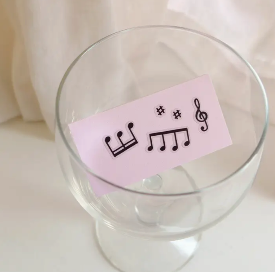 Suatelier Daily Deco Stickers No. 1164: Umm Umm Umm (Music Notes)