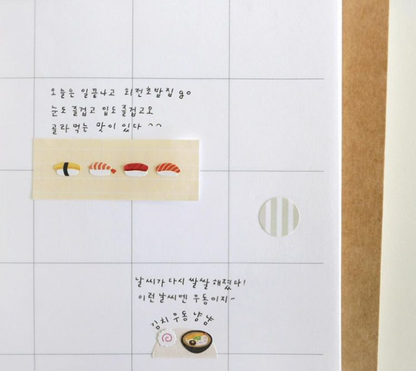 Suatelier Mini Series Stickers - Food.06 Sushi