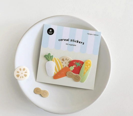 Suatelier Cereal Sticker Pack - Vegetables