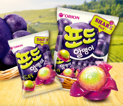 포도알맹이 - Grape Chewy Jelly