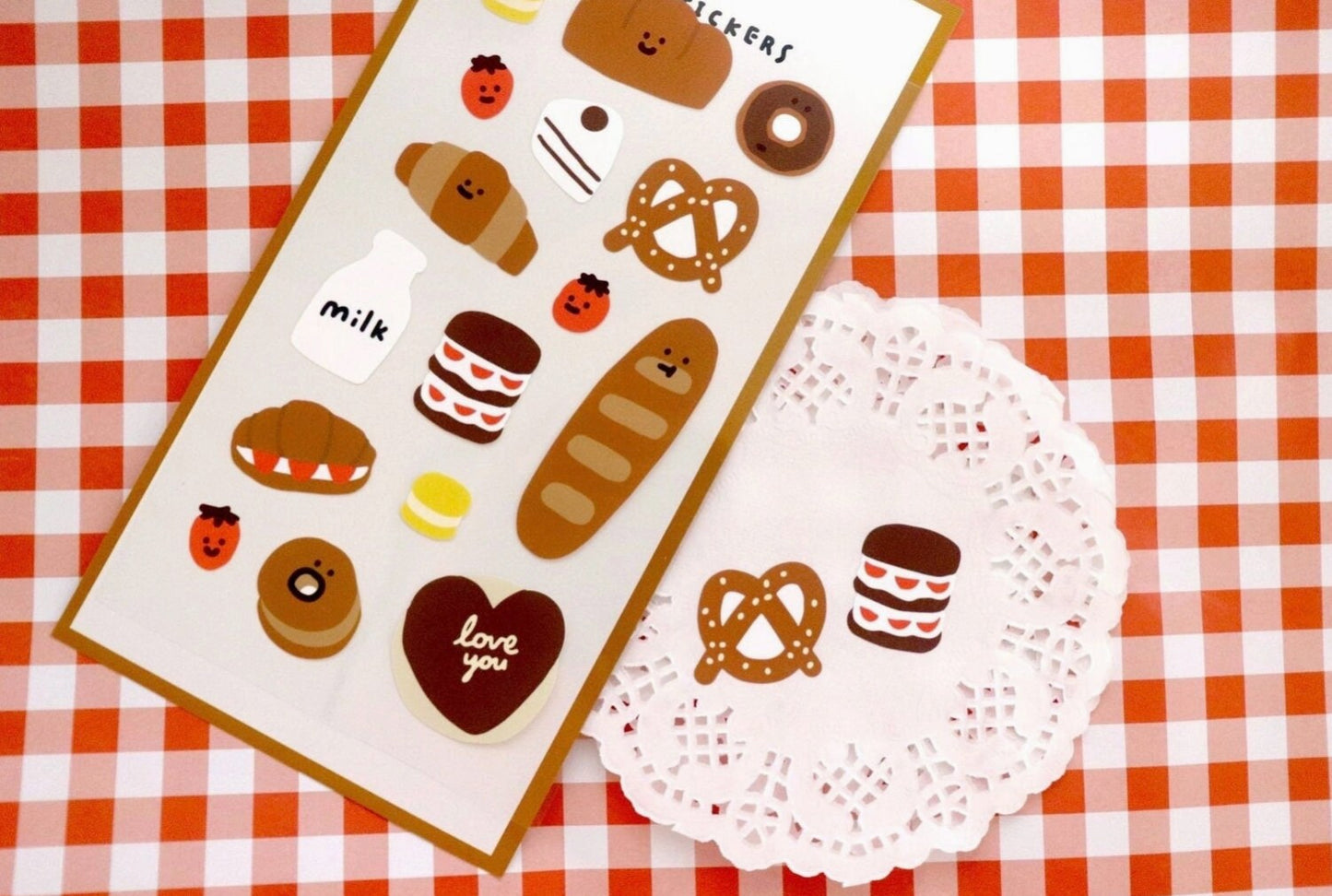 Removable Deco Stickers - Bread and Pastries