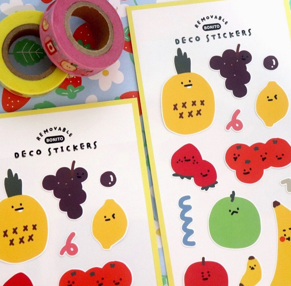 Removable Deco Stickers - Fruit