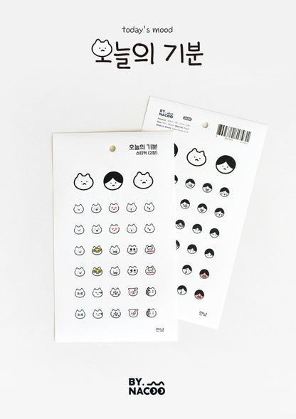 Today's Mood Sticker Sheets