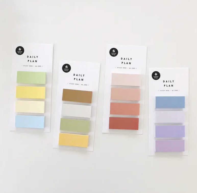 Color Block Sticky Note Set