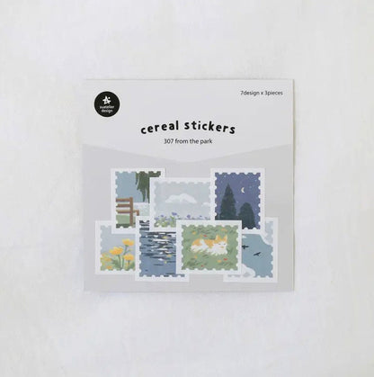 Suatelier Cereal Stickers No. 307 "From the Park"