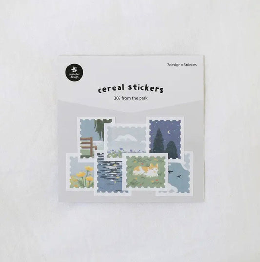 Suatelier Cereal Stickers No. 307 "From the Park"