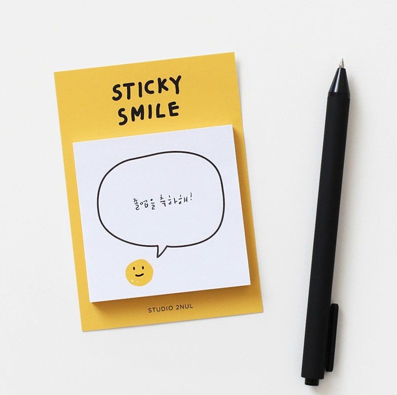 Smiley Face Sticky Notes