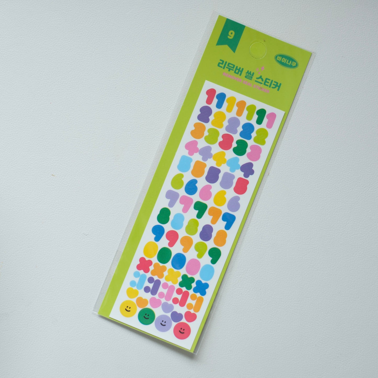 Removable Letter and Number Stickers