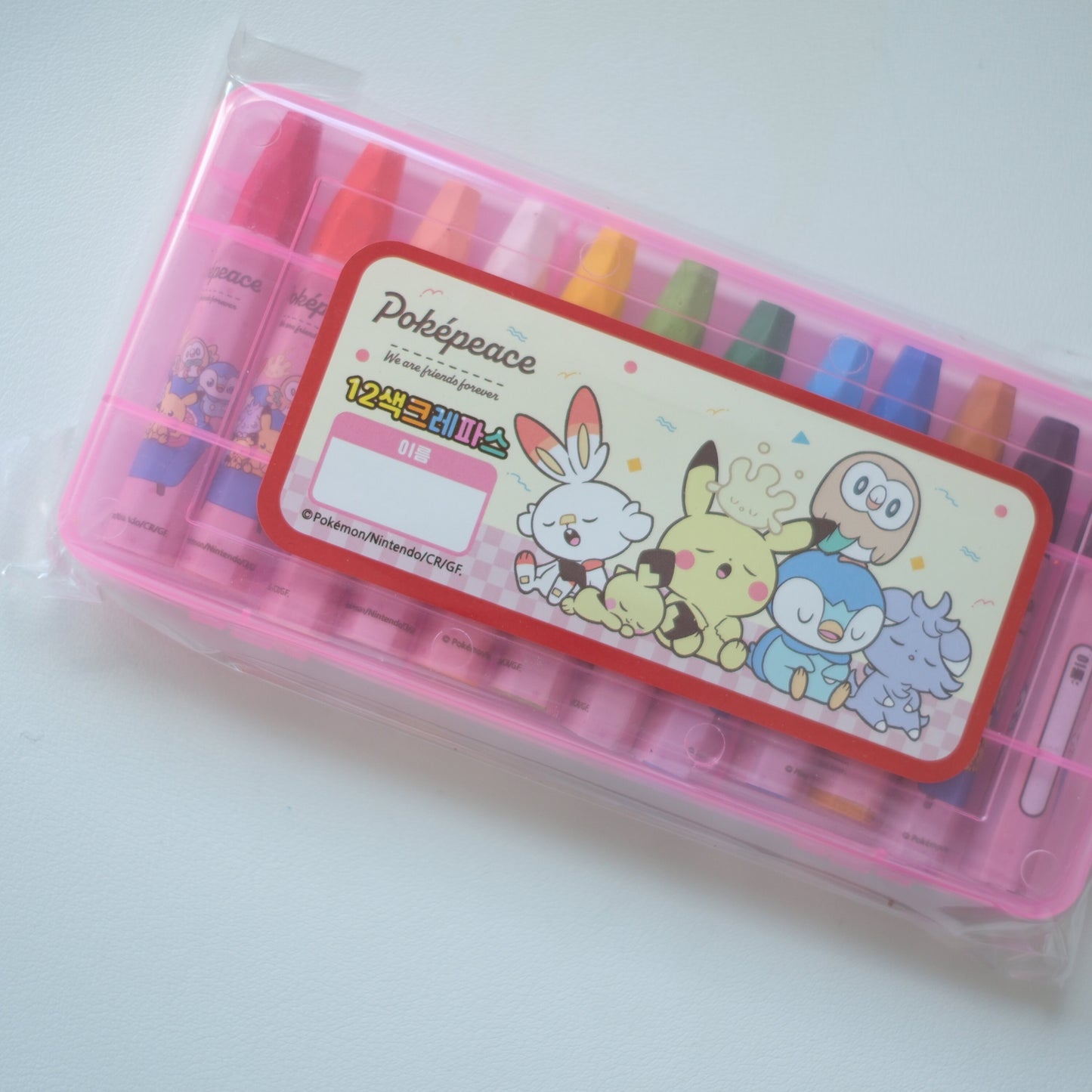 크레파스 12색  - Korean Pastel Crayons for Kids Gift Idea for Kids Crafts